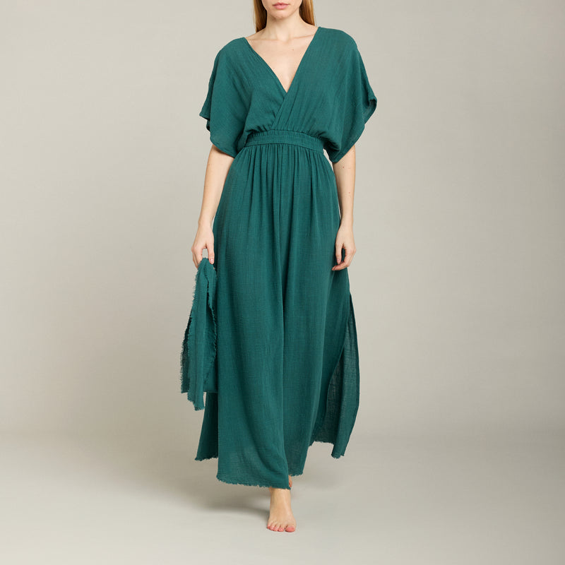 Empire long resort dress