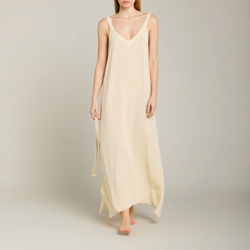 Palma de Mallorca long halter beach dress