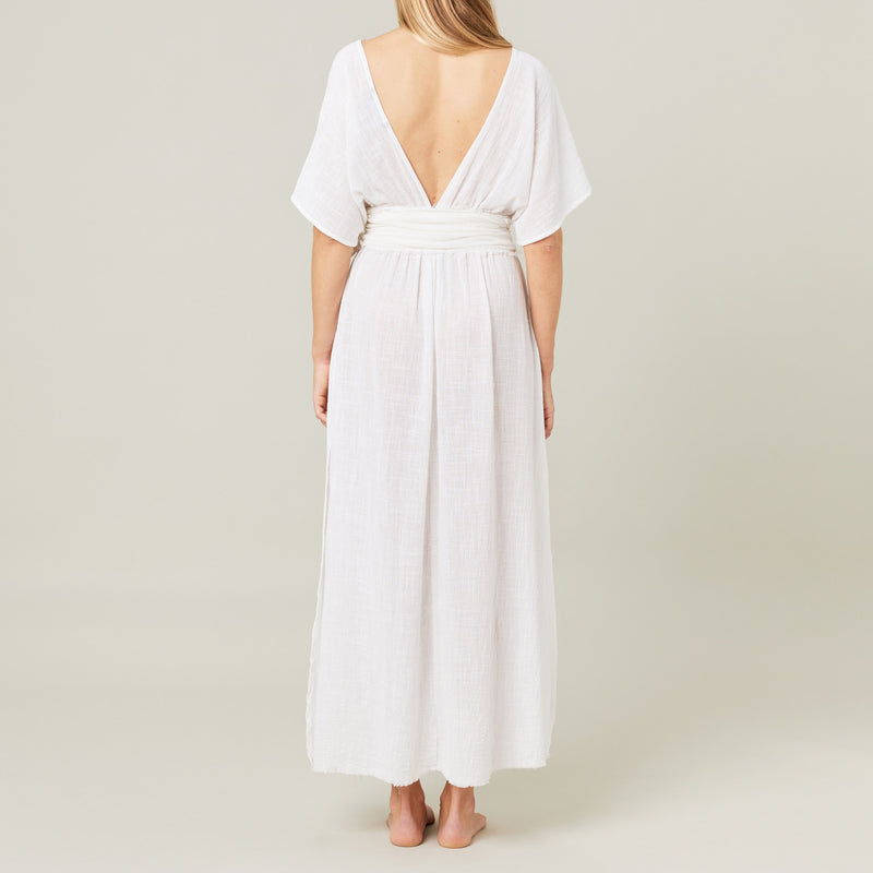 Empire long resort dress