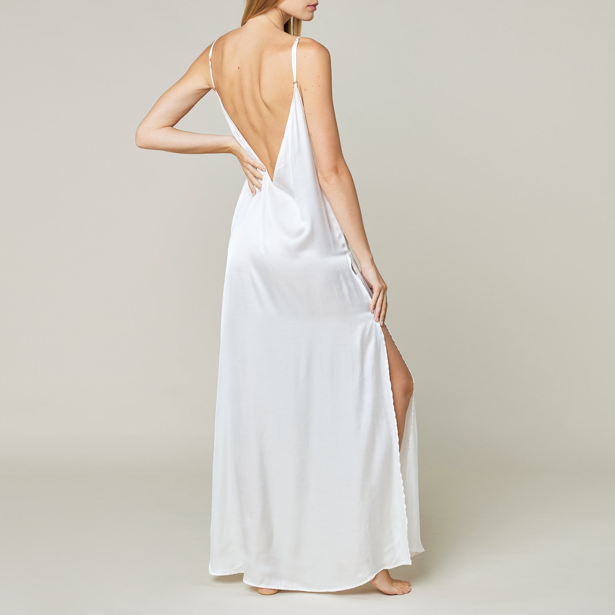 Angel night out long slip dress