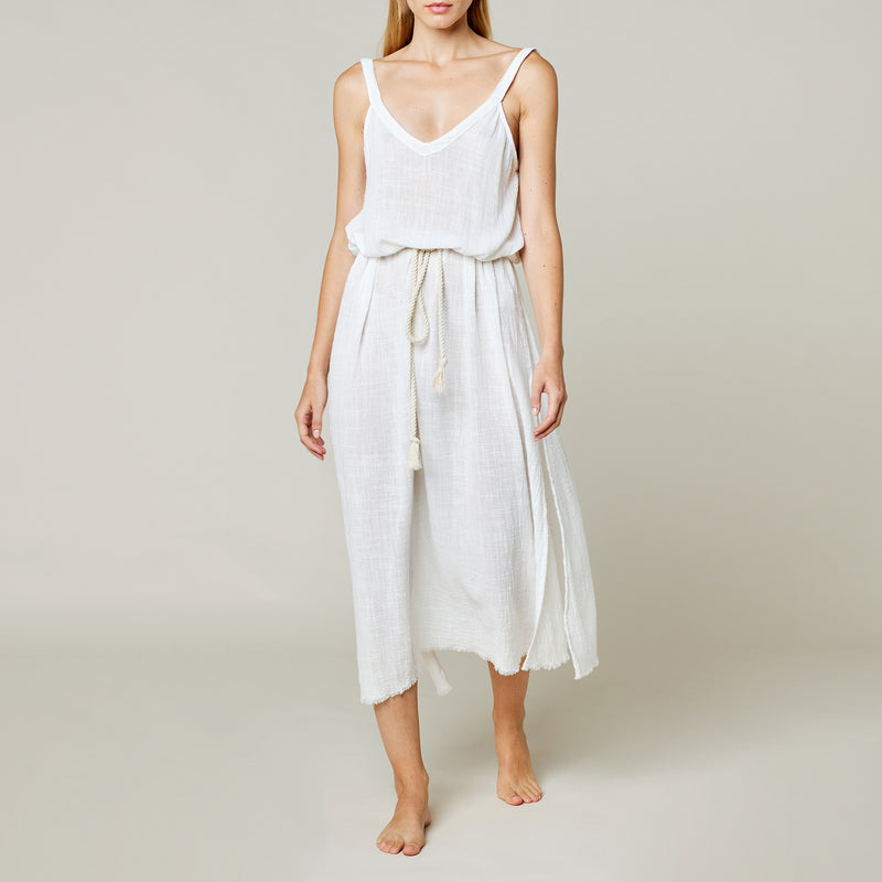 Palma de Mallorca long halter beach dress